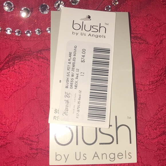 Blush by US Angels Red Dress Girls’ Size 12 NWT - Picture 2 of 4